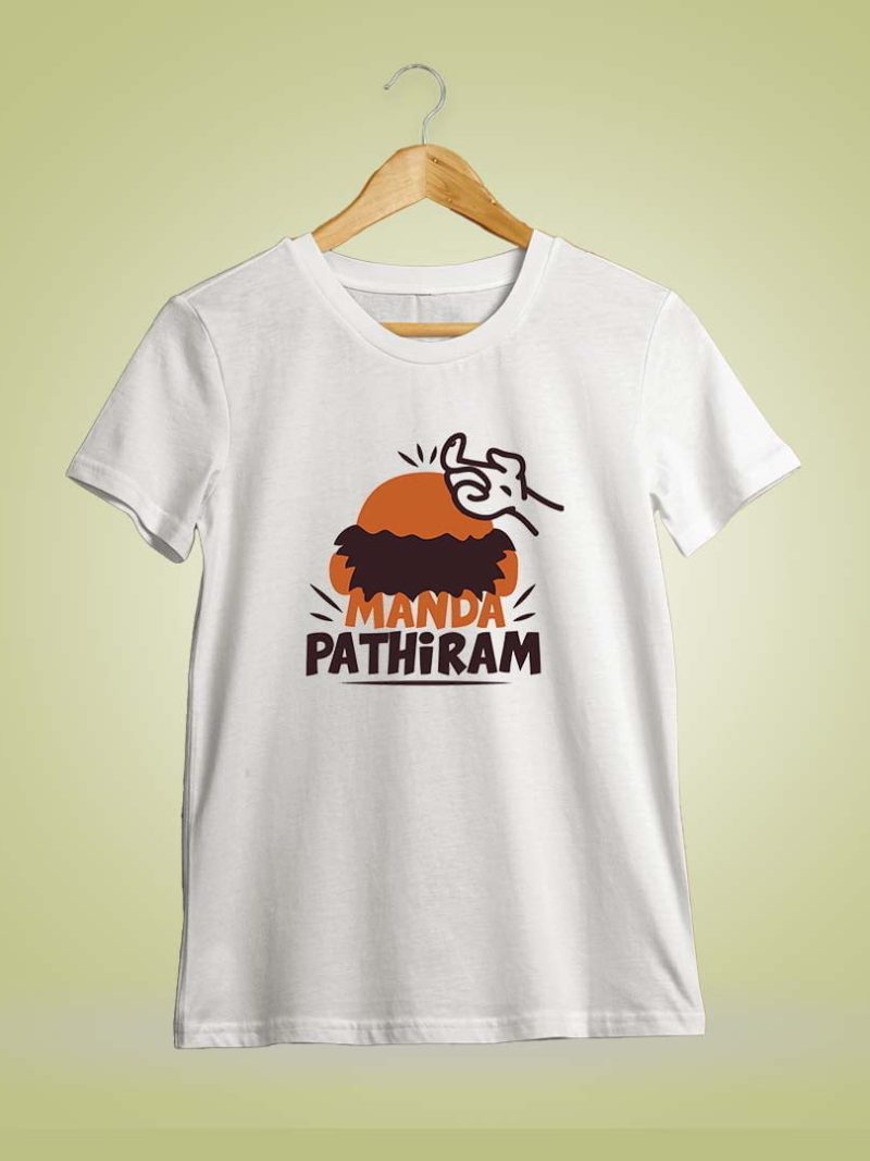 Manda Bathram White T-Shirt