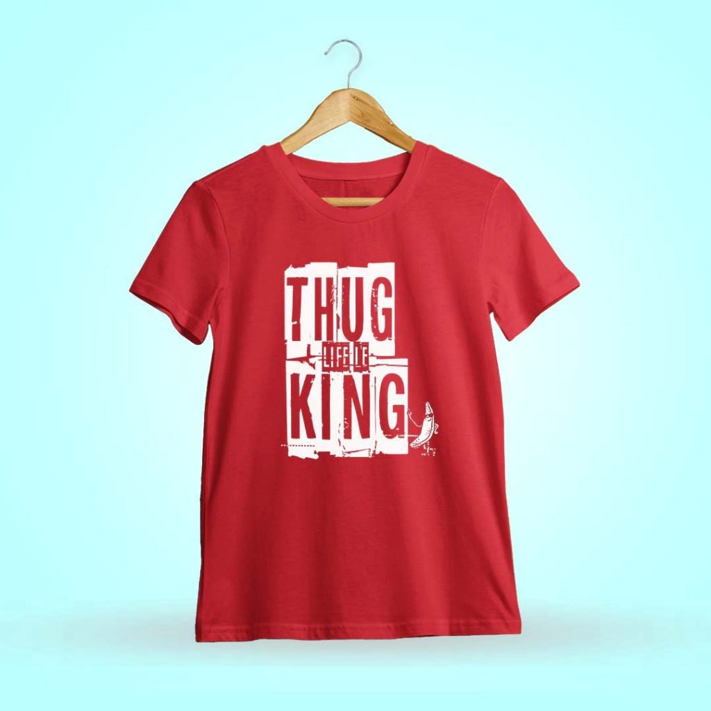 Thug Life La King SK Don - Red T-Shirt