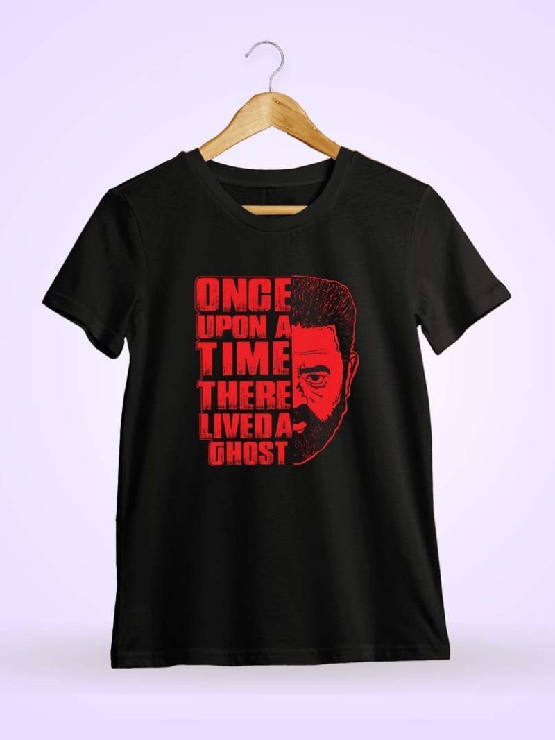 Once Upon A Time Kamal Hassan Vikram - Black T-Shirt