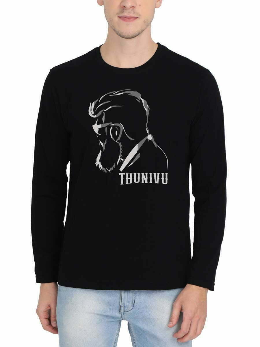 AK Black Full Sleeve T-Shirt