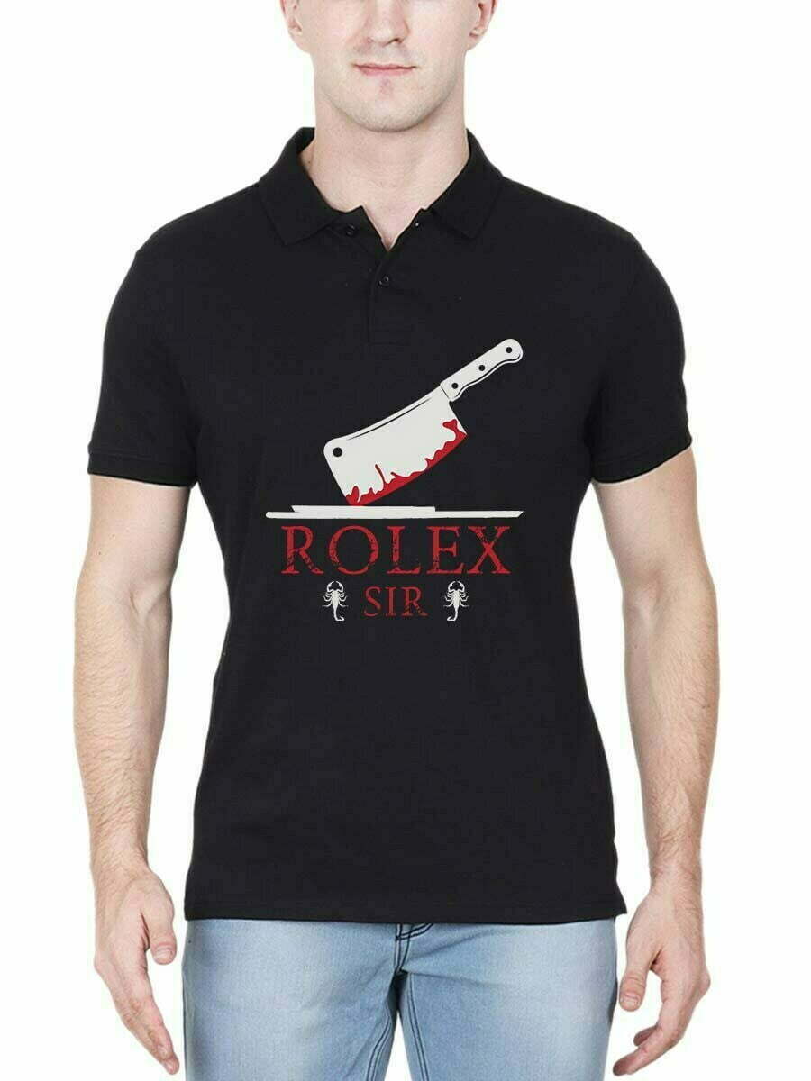 Rolex Suriya Sir Polo Collar T-Shirt