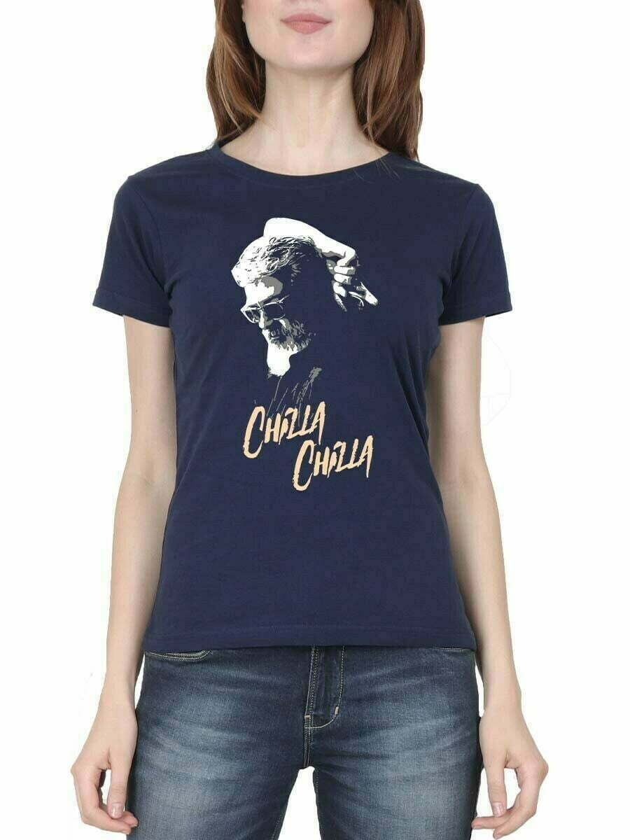 Chilla Chilla Navy Blue Ajith T-Shirt