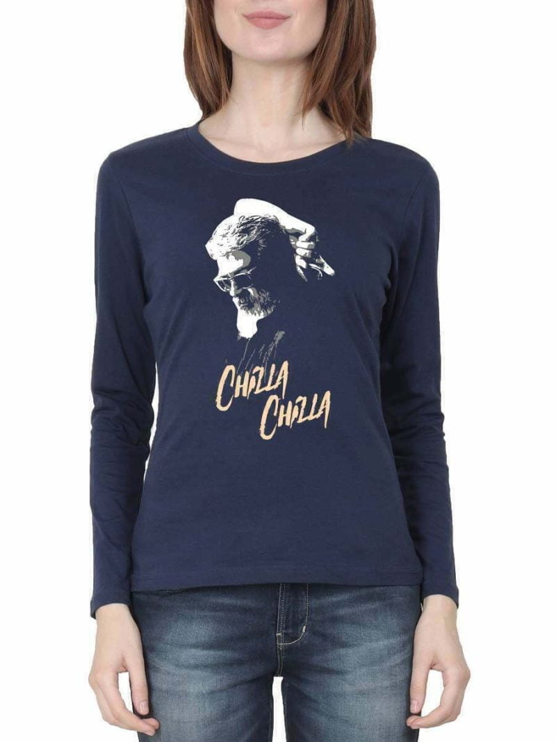 Chilla Chilla Navy Blue Ajith T-Shirt