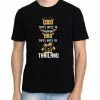 Good Boys Goes Heaven Bad Boys Thailand Men Half Sleeve Black Attitude Quotes T Shirt - Image 2