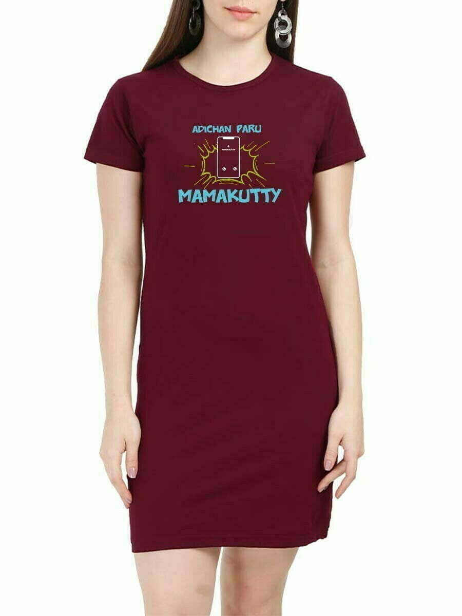 Adichan Paru Mamakutty T-Shirt Dress
