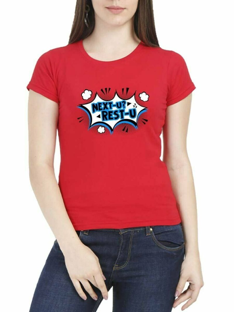 Nextu Restu Red Tamil Movie Vadivelu Dialogue T-Shirt