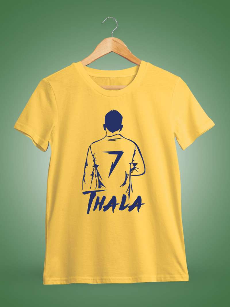 Thala Back Pose Dhoni T-Shirt