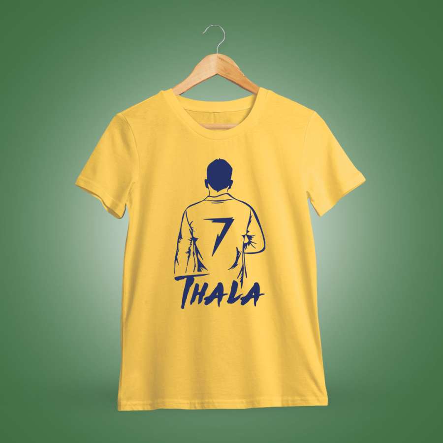 Thala Back Pose Dhoni T-Shirt