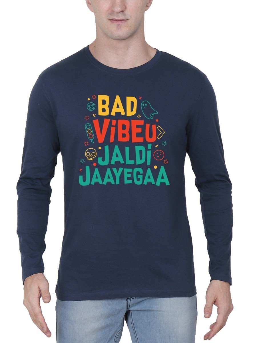 Bad Vibe Song Sk Movie Don - Navy T-Shirt