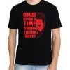 Once Upon A Time Kamal Hassan Vikram - Black T-Shirt - Image 2