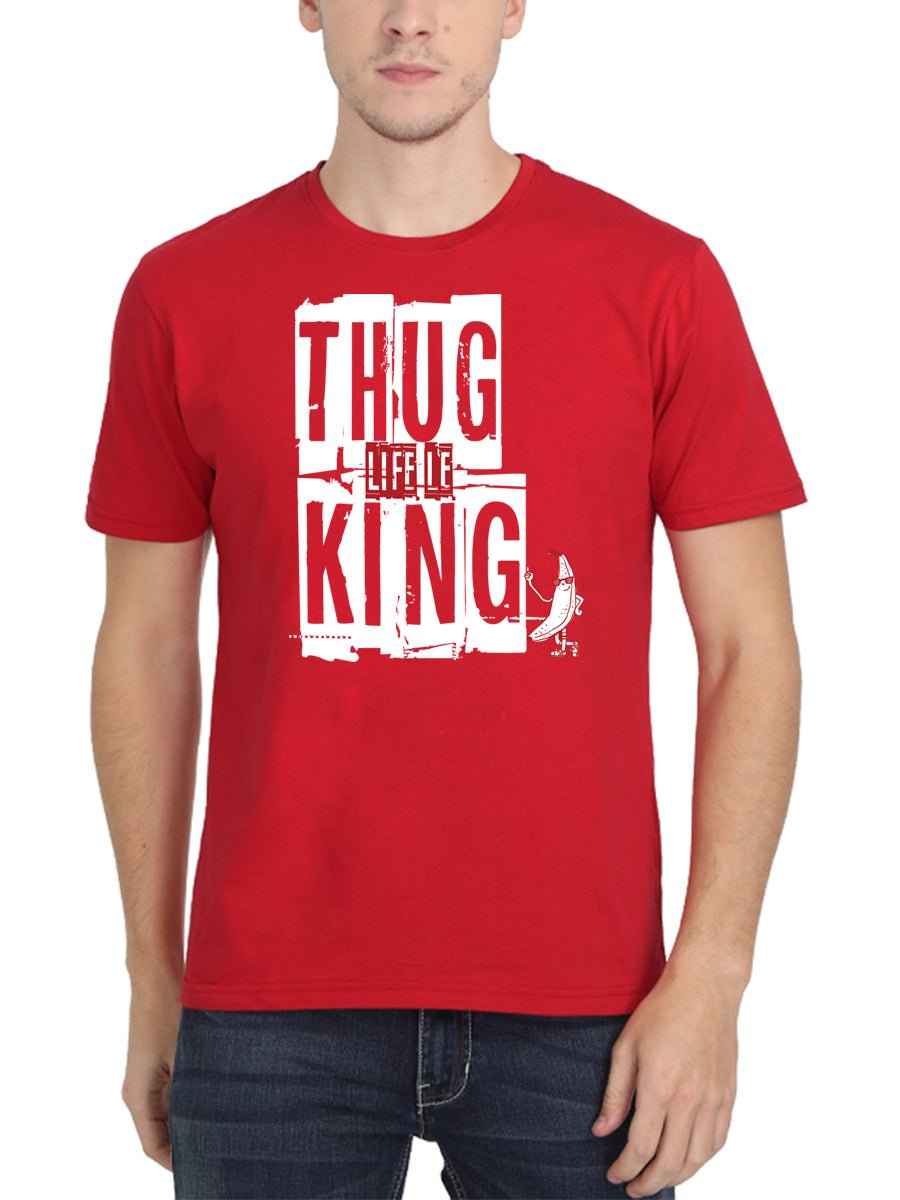 Thug Life La King SK Don - Red T-Shirt