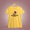 Ranjithame Men Half Sleeve Yellow Thalapathy Vijay T-Shirt
