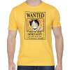 Wanted Anime Luffy T-Shirt - Image 2