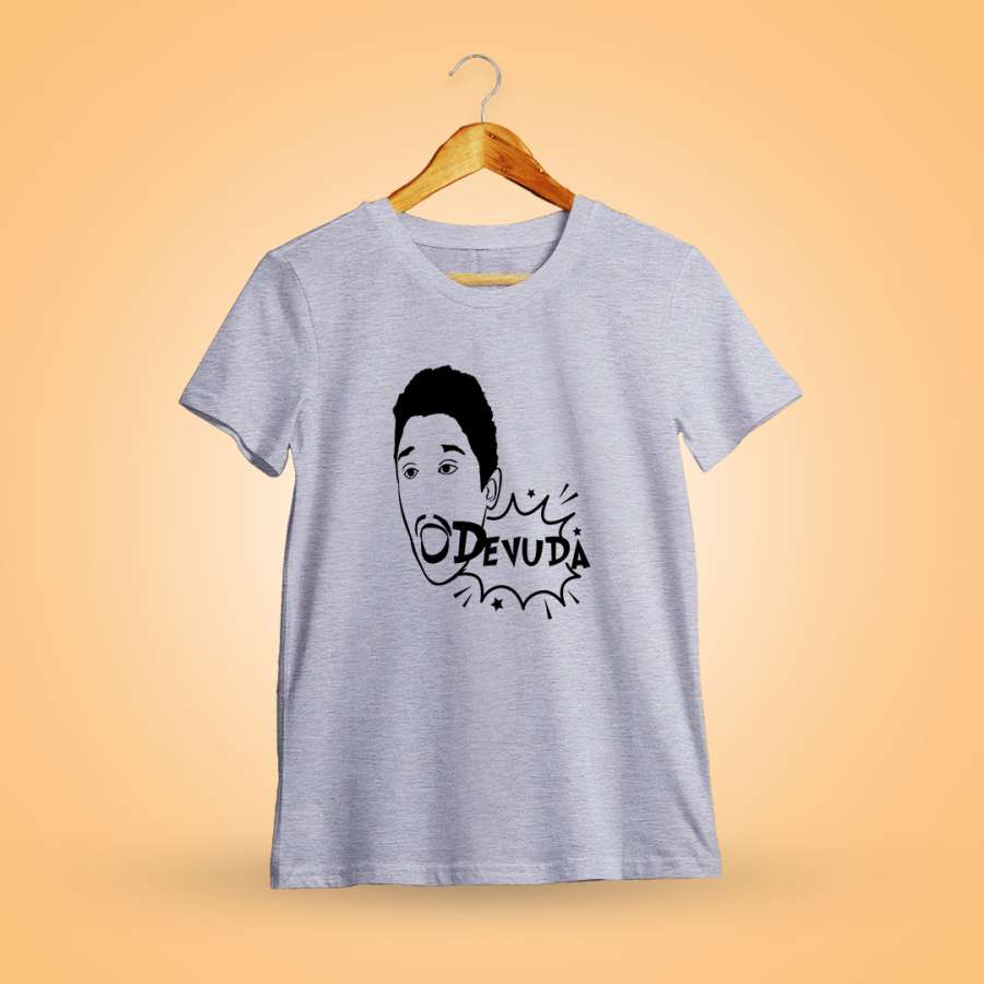 Devuda Allu Arjun Telugu Movie - Grey Melange T-Shirt