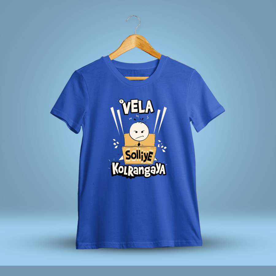 Vela Solliye Kolranga Royal Blue T-Shirt
