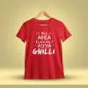 All Area Layum Ayya Ghilli Vijay Men Half Sleeve Red Thalapathy Vijay T-Shirt