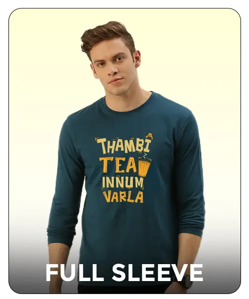 Tamil Full Sleeve T-Shirts