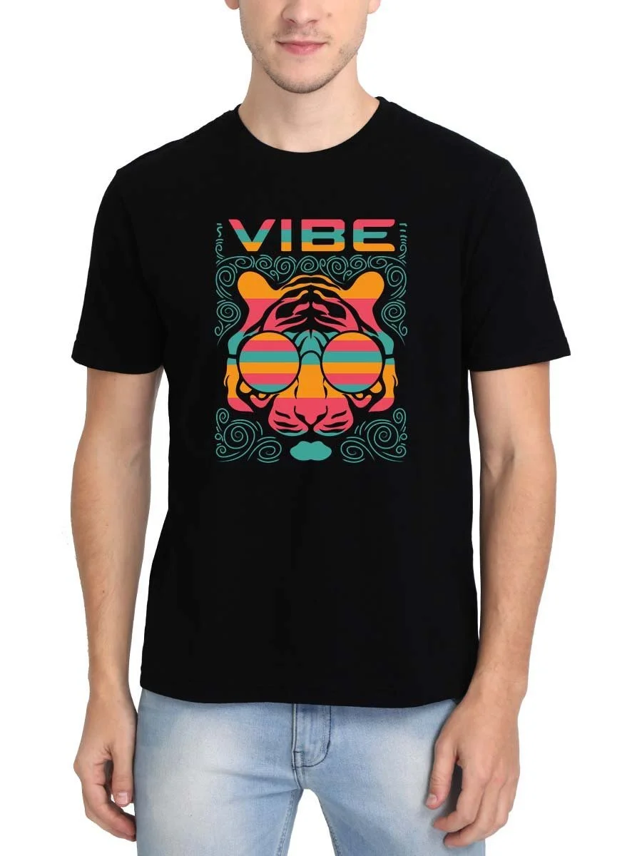 Vibe Black T-Shirt - Image 2