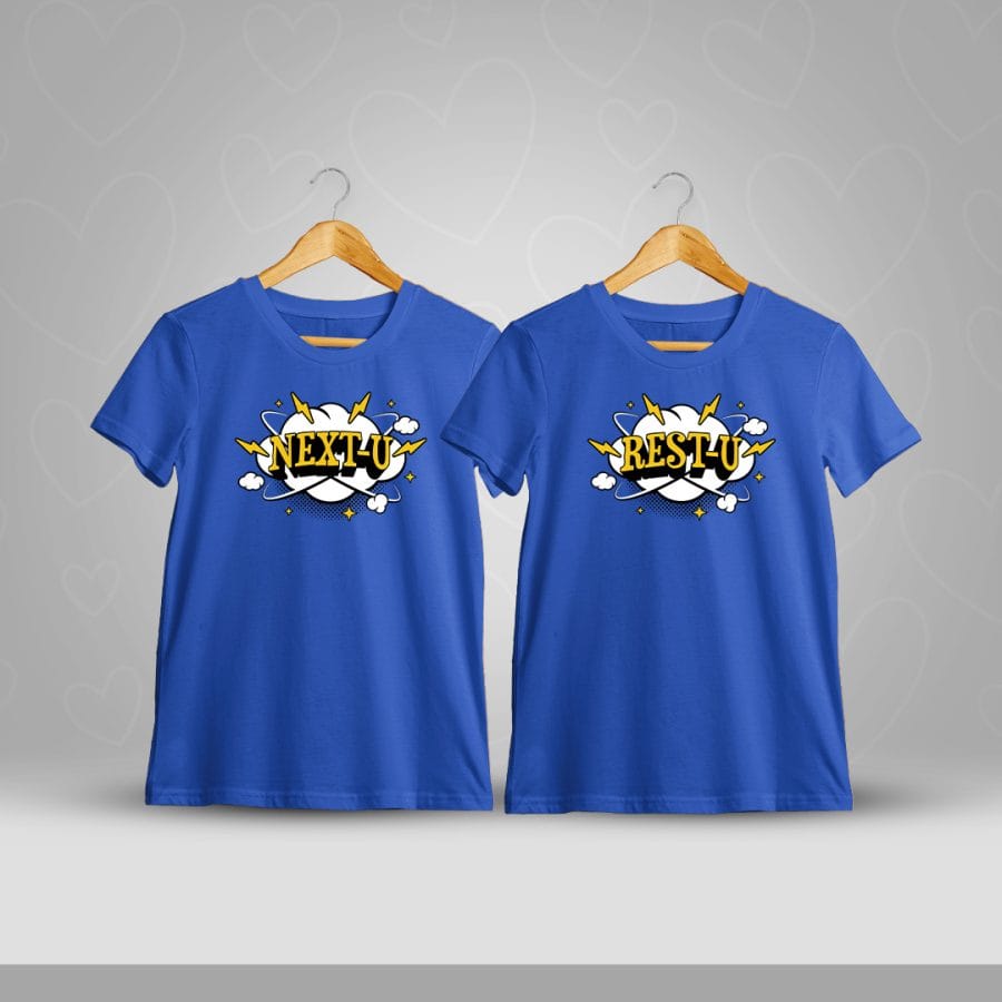 Next-u Rest-u Tamil Couple T-Shirt